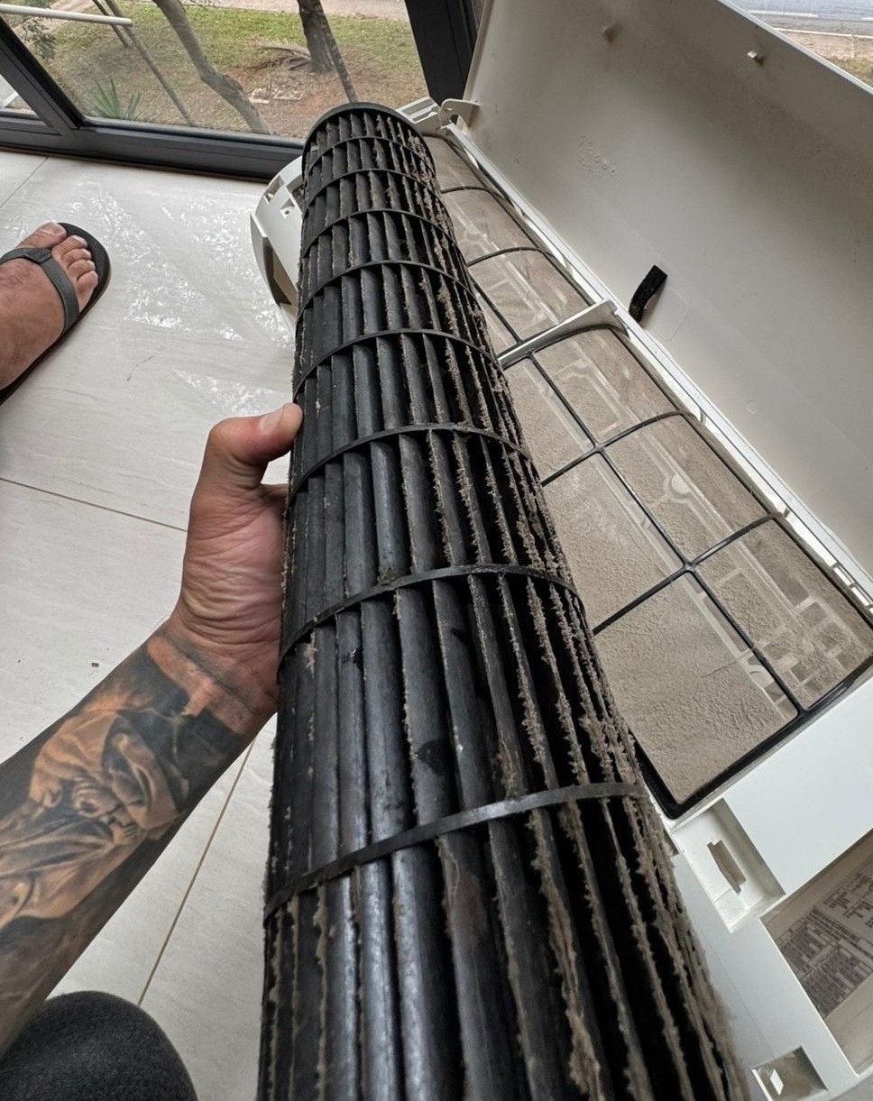 Manutenção preventiva de ar condicionado